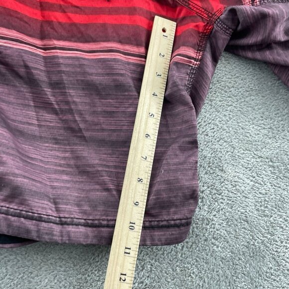 Speedo Mens Multicolor Striped Swim Trunks L Polyester Mesh-Lined 2909 - Picture 8 of 10